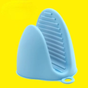 Gants en silicone résistants à la chaleur avec clip <span class=keywords><strong>de</strong></span> poignée <span class=keywords><strong>de</strong></span> casserole anti-brûlure Four à haute température Utilisation <span class=keywords><strong>de</strong></span> la cuisine au micro-ondes Style imprimé - Product Image 2