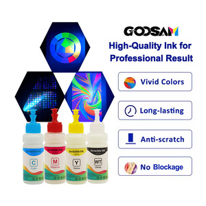 Goosam trong suốt chống giả An Ninh 100ml <span class=keywords><strong>UV</strong></span> huỳnh quang vô hình mực cho Epson máy in phun in ấn - Product Image 1