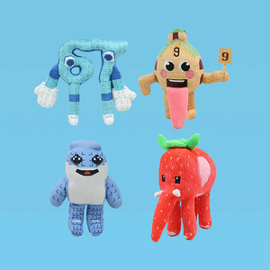 Peluche de Juguete de Peluche Relleno de Algodón PP Bordado HECION, Mercancía del <span class=keywords><strong>Juego</strong></span> STEAL a BRAINROT Shark, Muñeco Suave - Product Image 1