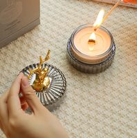 Luxus geweih förmiges Aromatherapie-Kerzen gel wachs material für Weihnachten, Valentinstag und Neujahrs feier