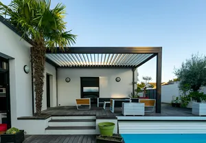 Pergola in Alluminio per Esterni all'Ingrosso per <span class=keywords><strong>Aziende</strong></span> di <span class=keywords><strong>Design</strong></span> per Esterni - Product Image 2