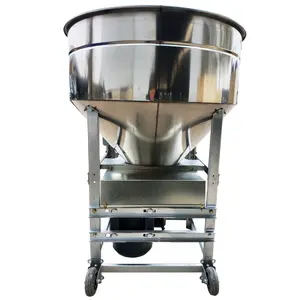 Indonesia's hot sales of high-yield feed stainless steel mixers for silage concentrate mixing