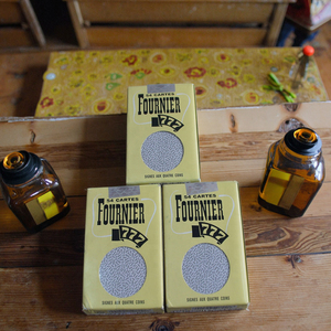 54 cartes fournier 777 chơi bài bốn góc quá trình dập nóng sòng bài Poker với hộp giấy - Product Image 4