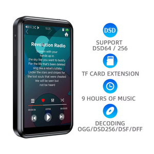 เครื่องเล่นเพลง MP3 คุณภาพสูง ขนาด 3.5 นิ้ว ระบบเสียง HiFi Lossless DSD ความจุ 256GB แบบพกพา พร้อม WiFi และระบบปรับแต่งเสียง EQ - Product Image 5