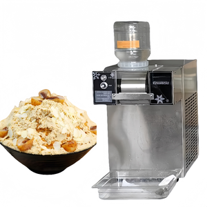 Machine à glace pilée professionnelle avec 4 saveurs, pour flocons de neige et granités, moteur intégré - Product Image 1
