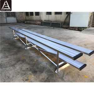 2 Row Bleachers Aluminum Bleachers Tip and <strong>Roll</strong> Aluminum Bleacher Seat Aluminum Bleacher Plank for Football Stadium - Product Image 6
