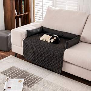 Nueva llegada antideslizante inferior ultrasónico acolchado sofá cubierta PP algodón mascota cama Protector impermeable Color sólido para caja - Product Image 2
