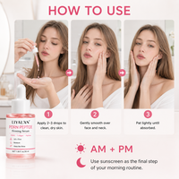 Sérum Raffermissant OEM PDRN Peptide Effet Verre Lumineux pour Routine de Soins Coréens Logo Personnalisé