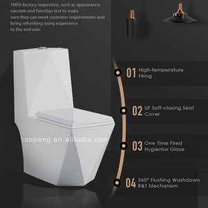 Kim cương hình dạng vệ sinh nhà vệ sinh phòng tắm washdown <span class=keywords><strong>WC</strong></span> nhà vệ sinh bát một mảnh nhà vệ sinh gốm cho Trung Đông thị trường - Product Image 5