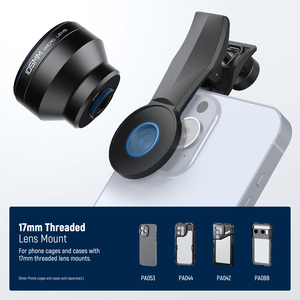 Objectif téléobjectif <span class=keywords><strong>NEEWER</strong></span> HD 60 mm, grossissement 2x pour iPhone 15 Pro Max/Samsung/Xiaomi, cage de téléphone avec adaptateur d'objectif 17 mm - Product Image 6