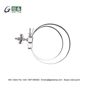 Sambungan tiang listrik baja dan penjepit timbal bawah karet - Product Image 4