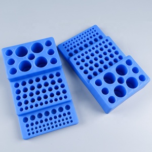 Tùy chỉnh 3 cấp độ màu xanh nhựa <span class=keywords><strong>Micro</strong></span> Ống giá OEM Hỗ trợ máy ly tâm thiết bị phòng thí nghiệm - Product Image 4