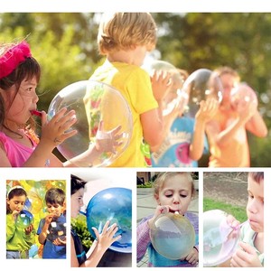 WBG Non Toxic Safe Elastic Plastic <b>Balloon</b> Magic Bubble Glue Paste Blowing Toy For Kids - Product Image 5