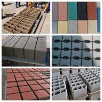 Machine automatique de fabrication de pavés en béton KAIDONG QT5-15 avec pompe PLC, ligne de production multifonctionnelle de briques creuses/pleines