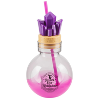 Botella de Agua de Halloween de 30 oz con Tapa Extraíble y Pajita, Diseño Espeluznante de Plástico Duradero Libre de BPA para Recoger Dulces