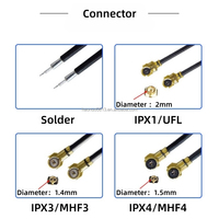 Câble adaptateur RP-SMA mâle vers IPX/UFL en gros, câble coaxial d'antenne personnalisé, câble RF à faible perte 50 Ohm, câbles de communication Pigtail