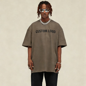 Camiseta de Hombre 100% Algodón Tejido de Alta Calidad, Estilo Urbano, Peso Pesado 210g, Hombros Caídos, Personalizable con Logotipo - Product Image 1