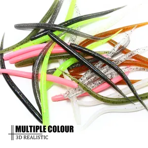 Spinpoler pêche leurres à ver souple PVC 14cm/4g ver de terre appâts artificiels naufrage leurre <span class=keywords><strong>Drop</strong></span> <span class=keywords><strong>Shot</strong></span> bar brochet <span class=keywords><strong>truite</strong></span> - Product Image 3