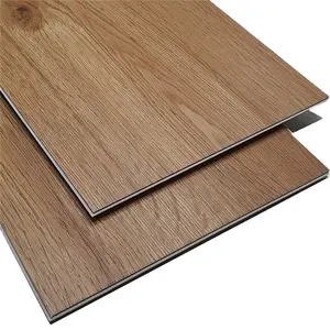 SPC plancher bois planche cliquez remise intérieure couvrant cps de luxe revêtement de sol pvc vinyle revêtement de sol pierre en plastique composite
