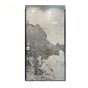 Placa de roca de Guangdong 1600x3200 para techos de villas dúplex, paredes de gran tamaño, mármol de lujo ligero con diseño de vientre de pez dorado. - Product Image 1