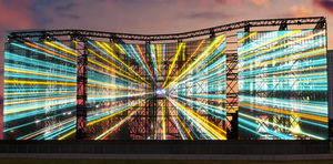 High Transparency LED Grille <b>Display</b> for Glass Curtain <b>Wall</b> of Skyscraper - Product Image 5