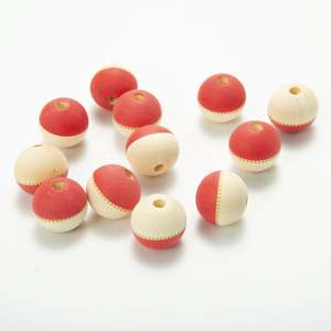 <b>Beads</b> for Kids DIY Crafts Accessories Round <b>Wood</b> Pattern Half Colored Loose Custom 20MM Multi Wooden <b>Beads</b> for Jewelry Making - Product Image 4