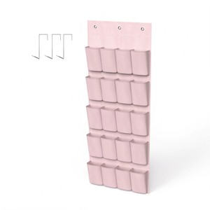 Authentic Foldable Door Shoe Storage Organizer 20 Pockets Hanging Storage Bags 2 Hooks Durable Non-Woven Fabric for <b>Wardrobe</b> - Product Image 1