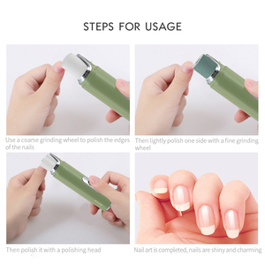 Kit de Taladro Eléctrico para Uñas 7 en 1 - Herramienta de Belleza Profesional Portátil Recargable, Pulidor de Uñas con Motor AC, Carga USB, 3 Velocidades, 5 - Product Image 3