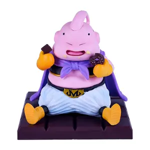New Best Selling 13cm Japanese Anime Dbz Majin Buu Eats Cake Collectible Model Toy Anime Pvc Figure For Gifts