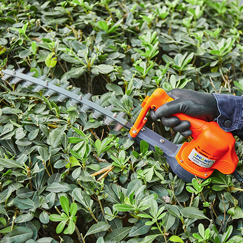 Многофункциональный Электрический ручной триммер для изгороди с двойными лезвиями
