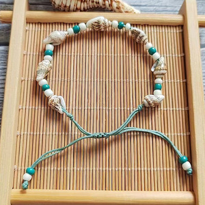 Summer Jewelry Collection Beach Natural Conches Rice Beads Hand-Woven <b>Bracelets</b> for Beach Party - Product Image 2