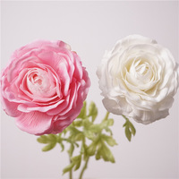 L-R465 Explosieve Modellen Hoge Kwaliteit Real Touch Ranunculus Kunstbloemen Pioenroos voor Bruiloft Bloemdecoratie Huisdecoratie Bruidsboeket