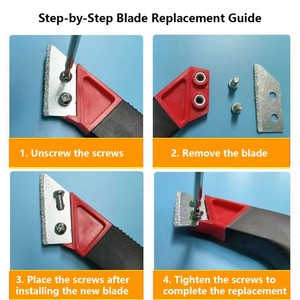 Tile Grout <b>Cleaning</b> Knife Caulking Edge Tool Set Hand Saw for Grout & Corner Removal Joints & Seams - Product Image 6