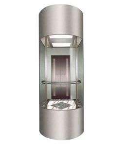 ZUBHUI 320kg-450kg Ascensor de lujo de oro rosa Ascensor circular Ascensor redondo <span class=keywords><strong>para</strong></span> el hogar - Product Image 1