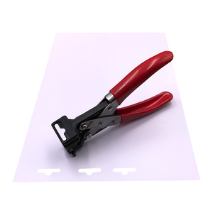 Piccolo pugno a forma di singola a forma di T rovesciata per scatola di carta sacchetto di pellicola di plastica - Product Image 3