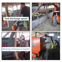 Équipement de batterie, cages pour animaux, alimentation manuelle, chariot de ferme, chariot de nourrissage automatique pour volailles, système d'alimentation par chariot