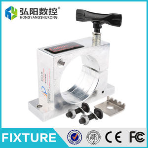 Support de moteur de broche CNC réglable 65mm 80mm 100mm avec vis de verrouillage <span class=keywords><strong>bloc</strong></span> de serrage universel fraiseuse contrôle automatique - Product Image 6