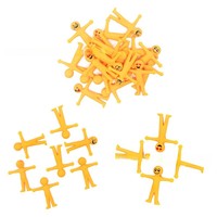 Jouet à presser Minion Smiley Face en caoutchouc souple jaune, figurine flexible anti-stress pour enfants, vente en gros