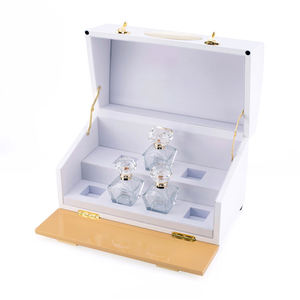 Advanced Packaging Handmade High Gloss Wooden Craft Perfume Jewelry Box Portable Piano Paint Clamshell for Gift Storage <b>Display</b> - Product Image 3