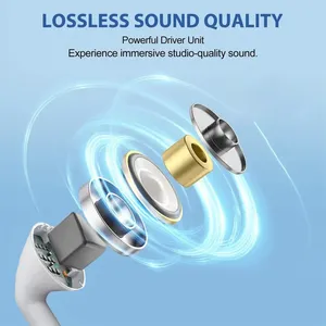 Casque intra-auriculaire <span class=keywords><strong>filaire</strong></span> EHS61 mains libres 3,5 mm avec réduction active du <span class=keywords><strong>bruit</strong></span> et micro - Product Image 4