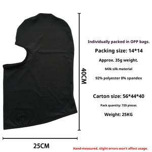 Pasamontañas <span class=keywords><strong>de</strong></span> Ciclismo para Verano, Protección Solar, Cortavientos, Máscara Facial Completa para Esquí - Product Image 4