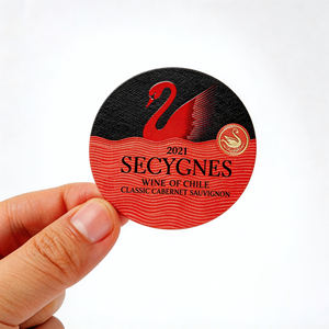 Autocollants ronds personnalisés de haute qualité, écologiques, durables, imperméables, avec une forte adhérence et une forme personnalisée - Product Image 1