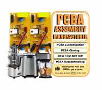 Module de commande PCBA pour extracteur de jus à fonctionnement silencieux, moteur CC sans balais, haute efficacité, faible bruit, assemblage prototype robuste