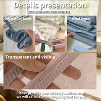 Petites trousses transparentes pour examens, sacs de rangement pour fournitures scolaires, pochettes à documents frais en maille avec logo imprimé, format A6, couleur macaron, pour l'école et le bureau, avec fermeture éclair