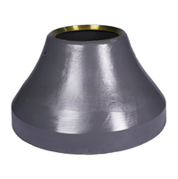 Pièces de rechange d'usine pour concasseur à cône Mn18Cr2 : Mantle et doublure de cuve concave pour Metso HP400 HP500