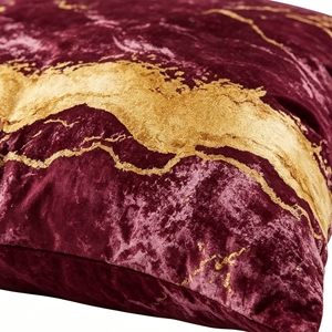 Modern Floral Eco-Friendly 4-Piece Comforter Set with <strong>Matching</strong> <strong>Curtains</strong> <strong>and</strong> <strong>Bedding</strong> Sheets for Winter Bedroom - Product Image 5