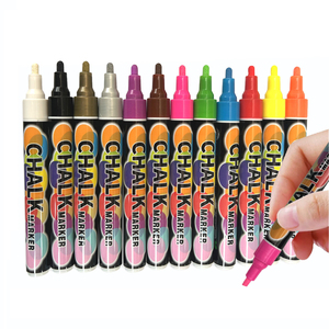 Marqueurs de coloriage, stylos marqueurs à craie liquide, marqueurs effaçables à sec sans poussière - Product Image 2