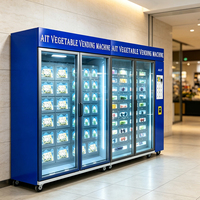 Nouveau modèle AIT Distributeur automatique de 70 produits, armoire à compartiments, en acier galvanisé, à température contrôlée de précision et humidifiée, pour centre commercial