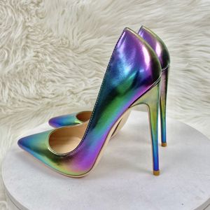 Private Label Neon Colorful Pumps Stiletto Sexy Heel Women Shoes - Product Image 3