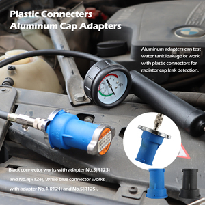 28pcs Radiador Refrigerante Testador De Pressão Kit De Ferramentas De Recarga A Vácuo Sistema De Refrigeração Automotiva <span class=keywords><strong>Tester</strong></span> Vazamento (presente Com Compra) - Product Image 4